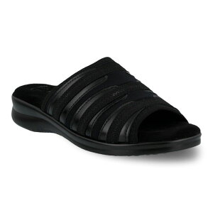 yz tNTX fB[X T_ V[Y Flexus by Spring Step Swift Women's Slide Sandals Black