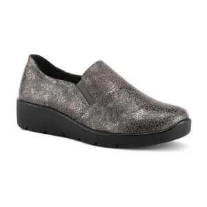 yz tNTX fB[X T_ V[Y Flexus by Spring Step Pellegrini Women's Slip-on Shoes Gray Multi