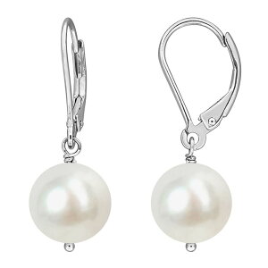 Xe O[X fB[X ANZT[ sAXECO Stella Grace Sterling Silver Freshwater Cultured Pearleverback Drop Earringsterling Silver Vo[