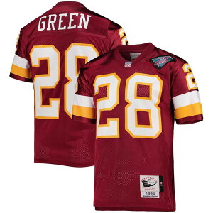 �A���u�����f�b�h �����Y �g�b�v�X T�V���c �W���[�W�[ Unbranded Men's Mitchell & Ness Darrell Green Burgundy Washington Football Team 1994 Authentic Retired Player Jersey Wft Med Re �o�[�K���f�B