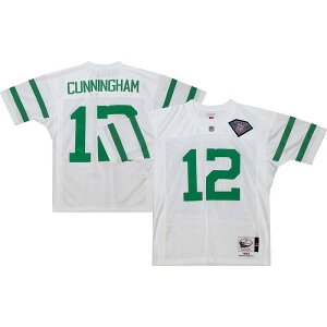 �~�b�`�F��&�l�X �����Y �g�b�v�X T�V���c �W���[�W�[ Men's Mitchell & Ness Randall Cunningham White Philadelphia Eagles 1994 Authentic Throwback Retired Player Jersey Eag White �z���C�g