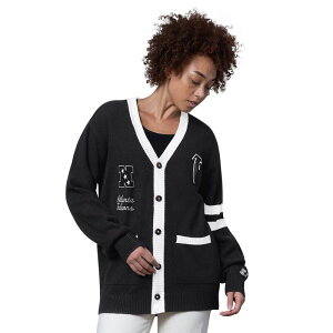 �X�^�[�^�[ ���f�B�[�X �A�E�^�[ �j�b�g�E�Z�[�^�[ �J�[�f�B�K�� Women'starter Black Atlanta Falcons Back Shot Button-Up Cardigan Fal Black �u���b�N