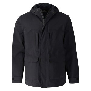 �\���O�b�h �����Y �A�E�^�[ �W���P�b�g�E�u���]�� Thorogood Men's Waterproof Rain Jacket withood Black �u���b�N