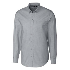 �J�b�^�[�A���h�o�b�N �����Y �g�b�v�X T�V���c �I�b�N�X�t�H�[�h Cutter & Buck Stretch Oxford Mens Long Sleeve Dresshirt Charcoal �`���R�[��