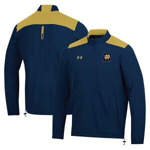 �A���_�[�A�[�}�[ �����Y �A�E�^�[ �W���P�b�g�E�u���]�� Men's Under Armour Navy Notre Dame Fighting Irish 2023 Motivate Half-Zip Top Ntd Navy �l�C�r�[