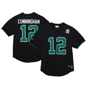 �~�b�`�F��&�l�X �����Y �g�b�v�X T�V���c ���b�V�� Men's Mitchell & Ness Randall Cunningham Black Philadelphia Eagles Retired Player Name & Number Mesh Top Eag Black �u���b�N