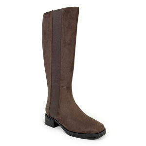 �G�A���\�[���Y ���f�B�[�X �V���[�Y �u�[�c�E���C���u�[�c Aerosoles Daria Women's Knee-High Equestrian Boots Java Faux Suede