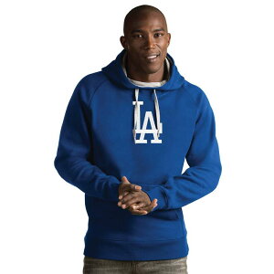 �A���e�B�O�A �����Y �g�b�v�X T�V���c �p�[�J�[ Men's Antigua Los Angeles Dodgers Victory Hoodie Lad Blue �u���[