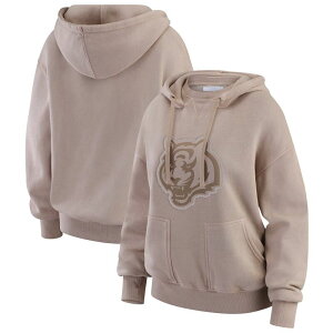 �E�F�A �o�C �G���� �A���h���[�Y ���f�B�[�X �g�b�v�X T�V���c Women's WEAR by Erin Andrews Tan Cincinnati Bengals Washed Pullover Crewdie Bng Multi �}���`�J���[