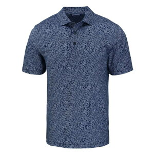 �J�b�^�[�A���h�o�b�N �����Y �g�b�v�X T�V���c �|���V���c �v�����g Cutter & Buck Pikeco Pebble Print Stretch Recycled Mens Polo Navy And White �z���C�g