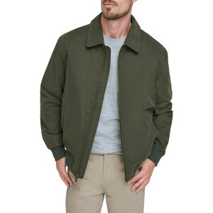 �h�b�J�[�Y �����Y �A�E�^�[ �W���P�b�g�E�u���]�� Men's Dockers Micro-Twill Filled Golf Bomber Jacket Olive �I���[�u