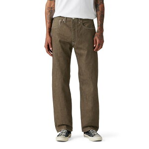 ���[�o�C�X �����Y �{�g���X �f�j���p���c �W�[���Y Men's Levi's 501 Original Shrink-To-Fit Jeans Dark Brown Rigid �u���E��