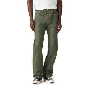 ���[�o�C�X �����Y �{�g���X �f�j���p���c �W�[���Y Men's Levi's 501 Original Shrink-To-Fit Jeans Green Rigid �O���[��