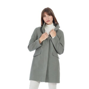 �i�C���E�F�X�g ���f�B�[�X �A�E�^�[ �W���P�b�g�E�u���]�� �E�[�� �R�[�g Women's Nine West Faux-Wool Zip Front Coat Sage �Z�[�W