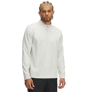�A���_�[�A�[�}�[ �����Y �g�b�v�X T�V���c �n�[�t�W�b�v Men's Under Armour Motion Quarter Zip Top White �z���C�g