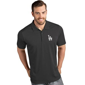 �A���e�B�O�A �����Y �g�b�v�X T�V���c �|���V���c Men's Antigua Los Angeles Dodgers Tribute Polo Lad Gray �O���[