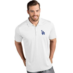 �A���e�B�O�A �����Y �g�b�v�X T�V���c �|���V���c Men's Antigua Los Angeles Dodgers Tribute Polo Lad White �z���C�g