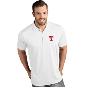 �A���e�B�O�A �����Y �g�b�v�X T�V���c �|���V���c Men's Antigua Texas Rangers Tribute Polo Rgr White �z���C�g