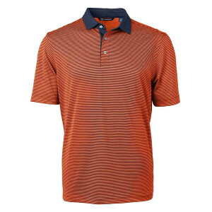 �J�b�^�[�A���h�o�b�N �����Y �g�b�v�X T�V���c �|���V���c Cutter & Buck Virtueco Pique Micro Stripe Recycled Mens Polo College Orange �I�����W