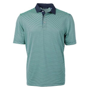 �J�b�^�[�A���h�o�b�N �����Y �g�b�v�X T�V���c �|���V���c Cutter & Buck Virtueco Pique Micro Stripe Recycled Mens Polo Fresh Mint �~���g