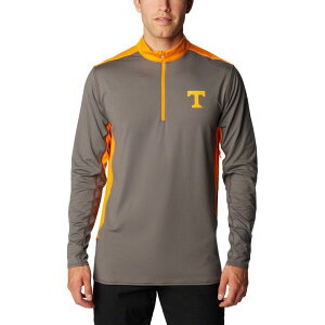 �A���u�����f�b�h �����Y �A�E�^�[ �W���P�b�g�E�u���]�� T�V���c Unbranded Men's Columbia Gray Tennessee Volunteers Tech Trail Omni-Shade Quarter-Zip Top Ten Grey �O���[
