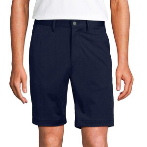 �����Y�G���h �����Y �{�g���X �n�[�t�p���c�E�V���[�c �V���[�g�p���c Men's Lands' End Traditional-Fit 9-inch Flex Performance Golf Shorts Radiant Navy �l�C�r�[