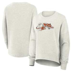 �t�@�i�e�B�N�X ���f�B�[�X �g�b�v�X T�V���c �X�E�F�b�g Women's Fanatics Heather Gray Cincinnati Bengals Oversized Hometown Pullover Sweatshirt Bngrey �O���[