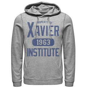 �A�j���L�����N�^�[ �����Y �g�b�v�X T�V���c �p�[�J�[ Licensed Character Men's Marvel X-Men Xavier Institute 1963 Campus Property Hoodie Athletic Heather �w�U�[