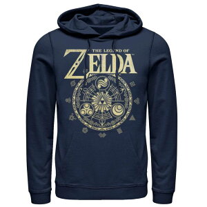 �A�j���L�����N�^�[ �����Y �g�b�v�X T�V���c ���S �p�[�J�[ Licensed Character Men's The Legend Of Zelda Circlemblem Logo Hoodie Navy �l�C�r�[