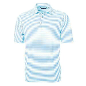 �J�b�^�[�A���h�o�b�N �����Y �g�b�v�X T�V���c �|���V���c Cutter & Buck Virtueco Pique Stripe Recycled Mens Polo Atlas �X�g���C�v