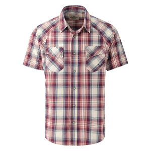 �\���O�b�h �����Y �g�b�v�X T�V���c Thorogood Men's Western Short Sleeve Shirt with Snaps American Sunrise Plaid �`�F�b�N