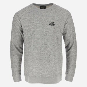 �\���O�b�h �����Y �A�E�^�[ �j�b�g�E�Z�[�^�[ �N���[�l�b�N �V���c Thorogood Men'space Dye Raglan Long Sleeve Crewneck Pullover Shirt Grey Space Dye �O���[