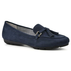 yz NtoCzCg}Ee fB[X Xb|E[t@[ V[Y Cliffs By White Mountain Gush Women's Flats Navy Suedette