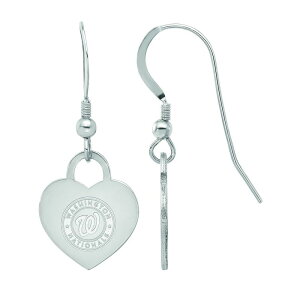 ���S�A�[�g ���f�B�[�X �A�N�Z�T���[ �s�A�X�E�C�������O LogoArt Sterling Silver Washingtonationals Heart Danglearringsterling Silver �V���o�[
