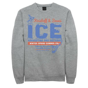 �f�B�Y�j�[ �����Y �g�b�v�X T�V���c �X�E�F�b�g �x�X�g Disney's Frozen Men's Kristoff & Sven's Ice Harvesting Andelivery Sweatshirt Athletic Heather �w�U�[