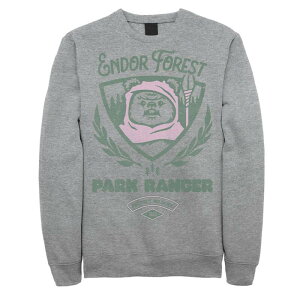 �X�^�[ �E�H�[�Y �����Y �g�b�v�X T�V���c �X�E�F�b�g �O���t�B�b�N Men'star Wars Ewok Park Ranger Graphic Sweatshirt Athletic Heather �w�U�[