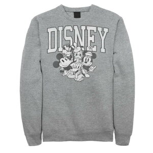 �f�B�Y�j�[ �����Y �g�b�v�X T�V���c �t���[�X �O���t�B�b�N Disney's Mickey Mouse Men's Group Graphic Fleece Athletic Heather �w�U�[