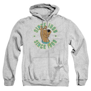 �A�j���L�����N�^�[ �����Y �A�E�^�[ �j�b�g�E�Z�[�^�[ �p�[�J�[ Licensed Character Scooby Doo Scooby 1969 Adult Pull Over Hoodie Athletic Heather �w�U�[