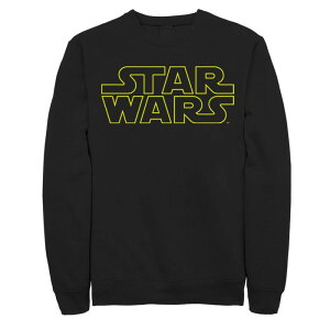 �X�^�[ �E�H�[�Y �����Y �g�b�v�X T�V���c ���S �t���[�X Men'star Warsimple Logoutline Fleece Tee Black �u���b�N