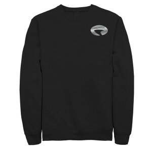 �A�j���L�����N�^�[ �����Y �g�b�v�X T�V���c �X�E�F�b�g Licensed Character Men'star Trek: Picard Visitor Badge Sweatshirt Black �u���b�N