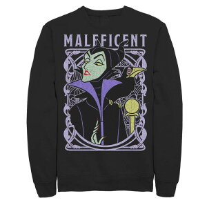 �f�B�Y�j�[ �����Y �g�b�v�X T�V���c �X�E�F�b�g Disney'sleeping Beauty Maleficent Men's Old School Poster Sweatshirt Black �u���b�N