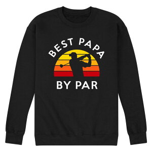 �A�j���L�����N�^�[ �����Y �g�b�v�X T�V���c �X�E�F�b�g �O���t�B�b�N Licensed Character Men's Best Papa By Par Golf Graphic Sweatshirt Black �u���b�N