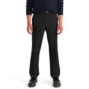 �h�b�J�[�Y �����Y �{�g���X �J�W���A���p���c Men's Dockersignature Iron-Free Stain Defender Classic-Fit Khaki Pants Beautiful Black �u���b�N