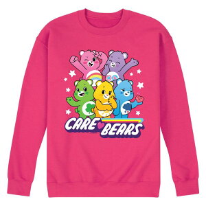 �A�j���L�����N�^�[ �����Y �g�b�v�X T�V���c �X�E�F�b�g �t���[�X Licensed Character Men's Care Bears Unlock The Magic Group Fleece Sweatshirt Pink �s���N