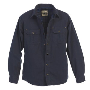 �W���x���e�B �����Y �A�E�^�[ �W���P�b�g�E�u���]�� �V���c �R�b�g�� Gioberti Men's 100% Cotton Brushed and Softwill Shirt Jacket with Flannelining Navy �l�C�r�[