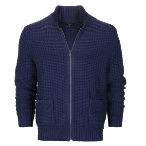 �W���x���e�B �����Y �A�E�^�[ �j�b�g�E�Z�[�^�[ �R�b�g�� Gioberti Men's 100% Cotton Milano Knit Full-zip Sweateroyal