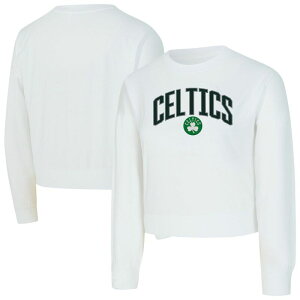 �A���u�����f�b�h ���f�B�[�X �g�b�v�X T�V���c �N���b�v�h Unbranded Women's Conceptsport White Boston Celtics Laney Chenille Cropped Long Sleeve T-Shirt Cel White �z���C�g