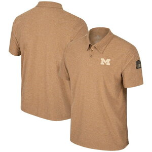 �R���V�A�� �����Y �g�b�v�X T�V���c �|���V���c �W���[�W�[ Men's Colosseum Khaki Michigan Wolverines OHT Military Appreciation Cloud Jersey Desert Polo Mic Beig K �J�[�L