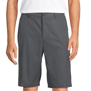 �����Y�G���h �����Y �{�g���X �n�[�t�p���c�E�V���[�c �V���[�g�p���c Men's Lands' End School Uniform Performance Chino Shorts Arctic Gray �O���[