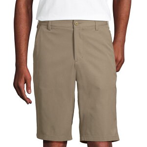 �����Y�G���h �����Y �{�g���X �n�[�t�p���c�E�V���[�c �V���[�g�p���c Men's Lands' End School Uniform Performance Chino Shorts Khaki �J�[�L